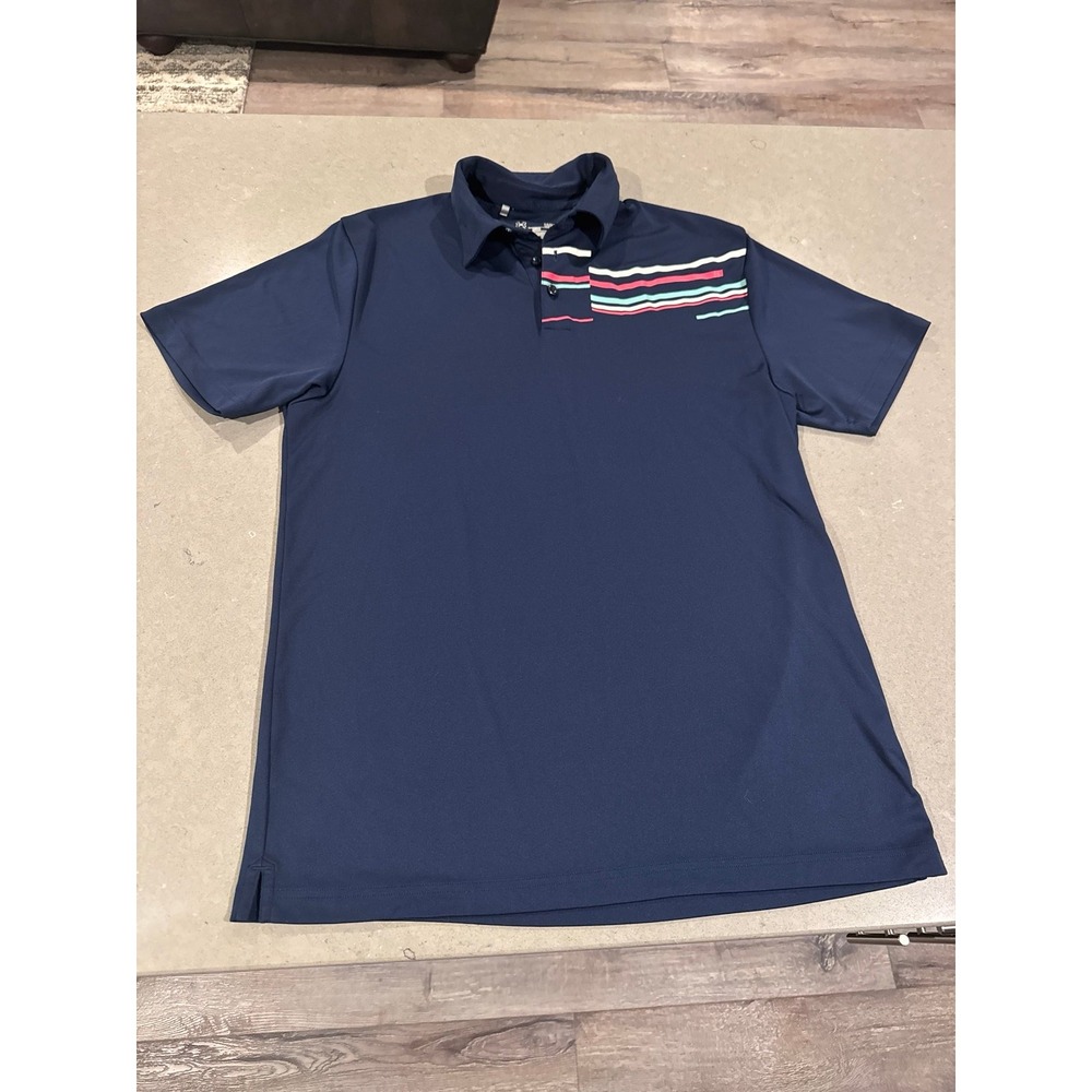 Under Armour Loose Men's Short Sleeve Active Polo Size large‎ Blue